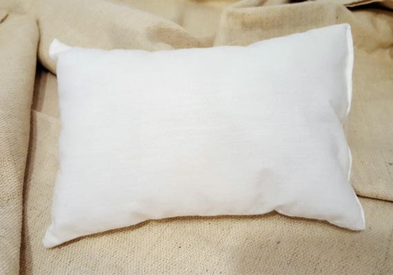 Handmade mattress pillow for American Girl or other 18/" Doll Blue floral ticking