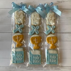 Mini communion cookie packs /Boy