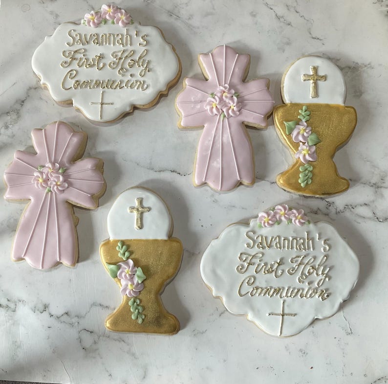 Communion Cookies - Etsy