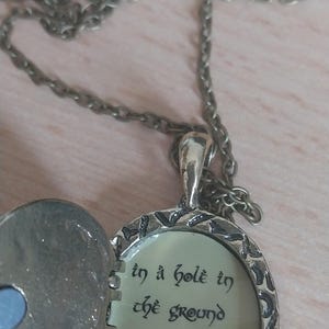 Ciondolo Hobbit / Per gli appassionati del Signore degli Anelli / Magico / Messaggio nascosto / Originale / Bilbo Baggins immagine 12