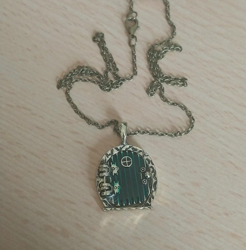 Ciondolo Hobbit / Per gli appassionati del Signore degli Anelli / Magico / Messaggio nascosto / Originale / Bilbo Baggins bronze