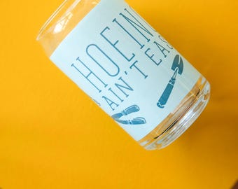 Sustainable Garden Vibes Glass Tumbler - Stay Hydrated in Style