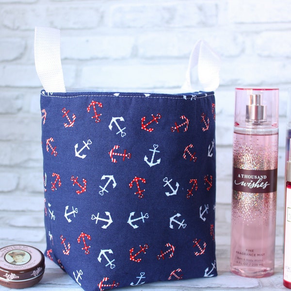 Nautical Storage Bin Etsy