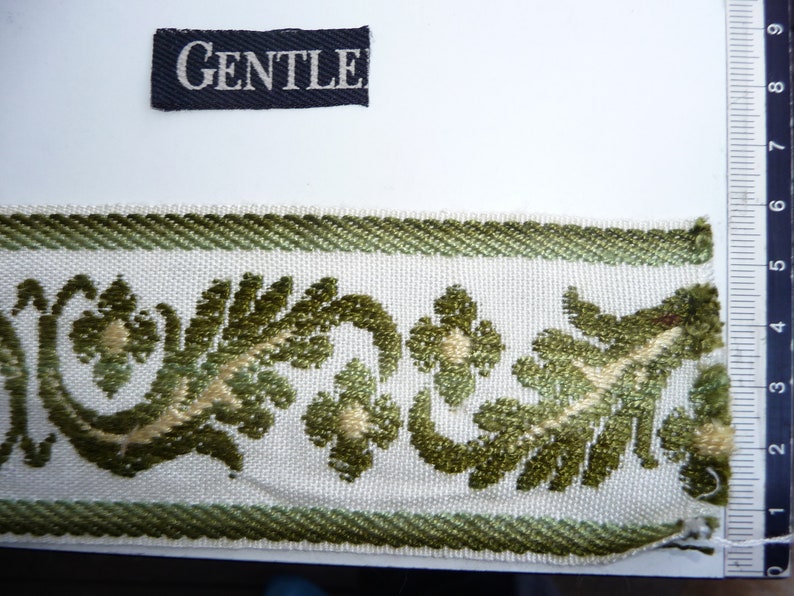 2,5 inches Browery Luxurious french lace made in France Long: 2,20   6,5 Meters HOUL\u00c8S PASSEMENTERIE TRIM