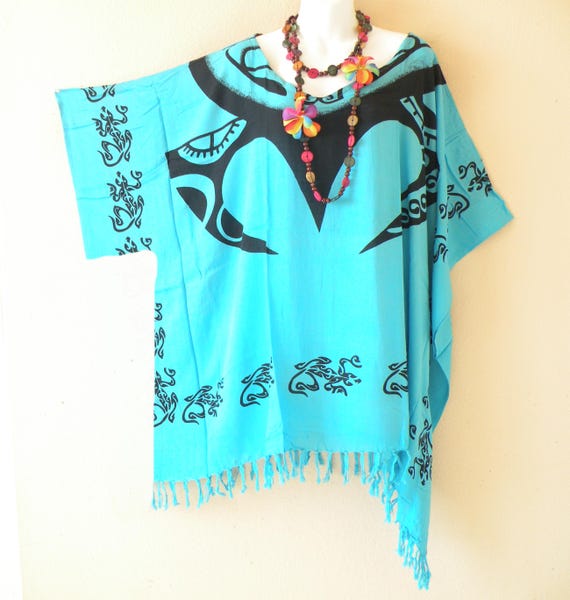 kleuren schildpad batik plus kaftan kimono strandkleding vrouwen