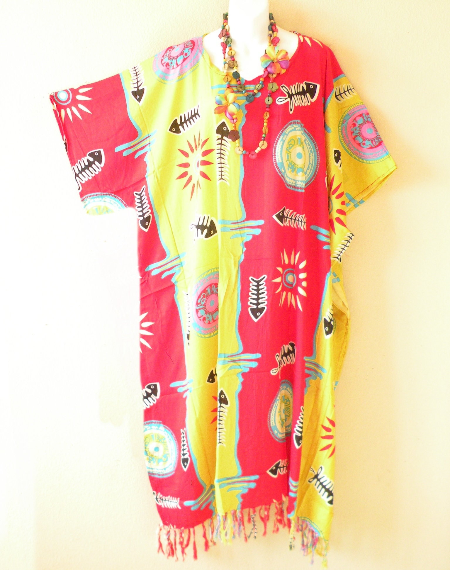 269 fish short kaftan
