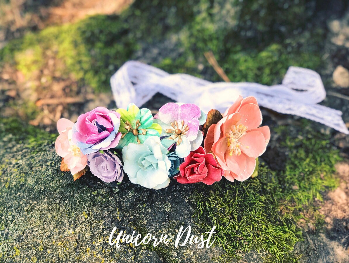 Snapchat Floral Crown Etsy
