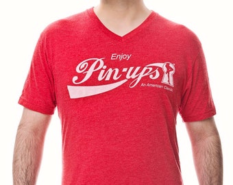 Enjoy Pin-ups Vintage Style Men's Graphic Tee T-shirt