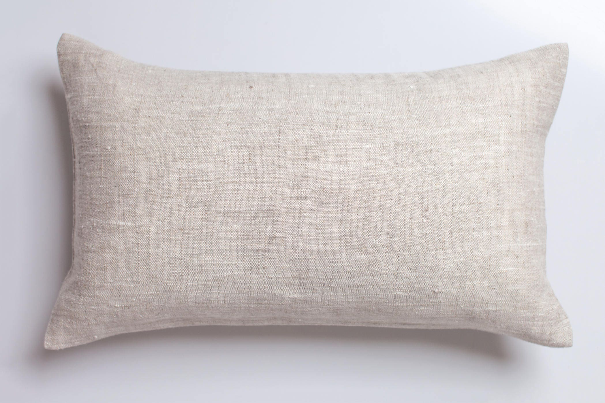 Light Natural Luxury Linen Pillow Cover / Stonewashed Linen Etsy