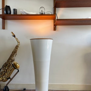 Vintage Ikea FACKLA floor lamp, by Carl Öjerstam, uplighter / mood lamp floor. XL lamp copper color