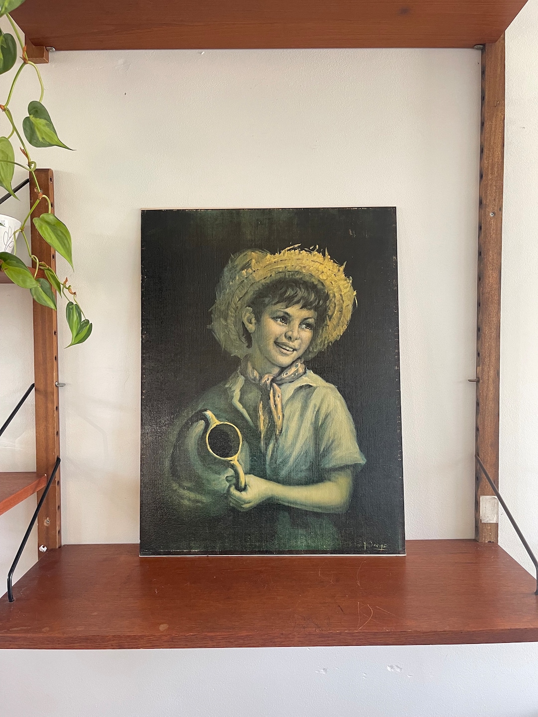 1950s Print COUNTRY BOY by Tovine Laughing Boy. Print of a Etsy