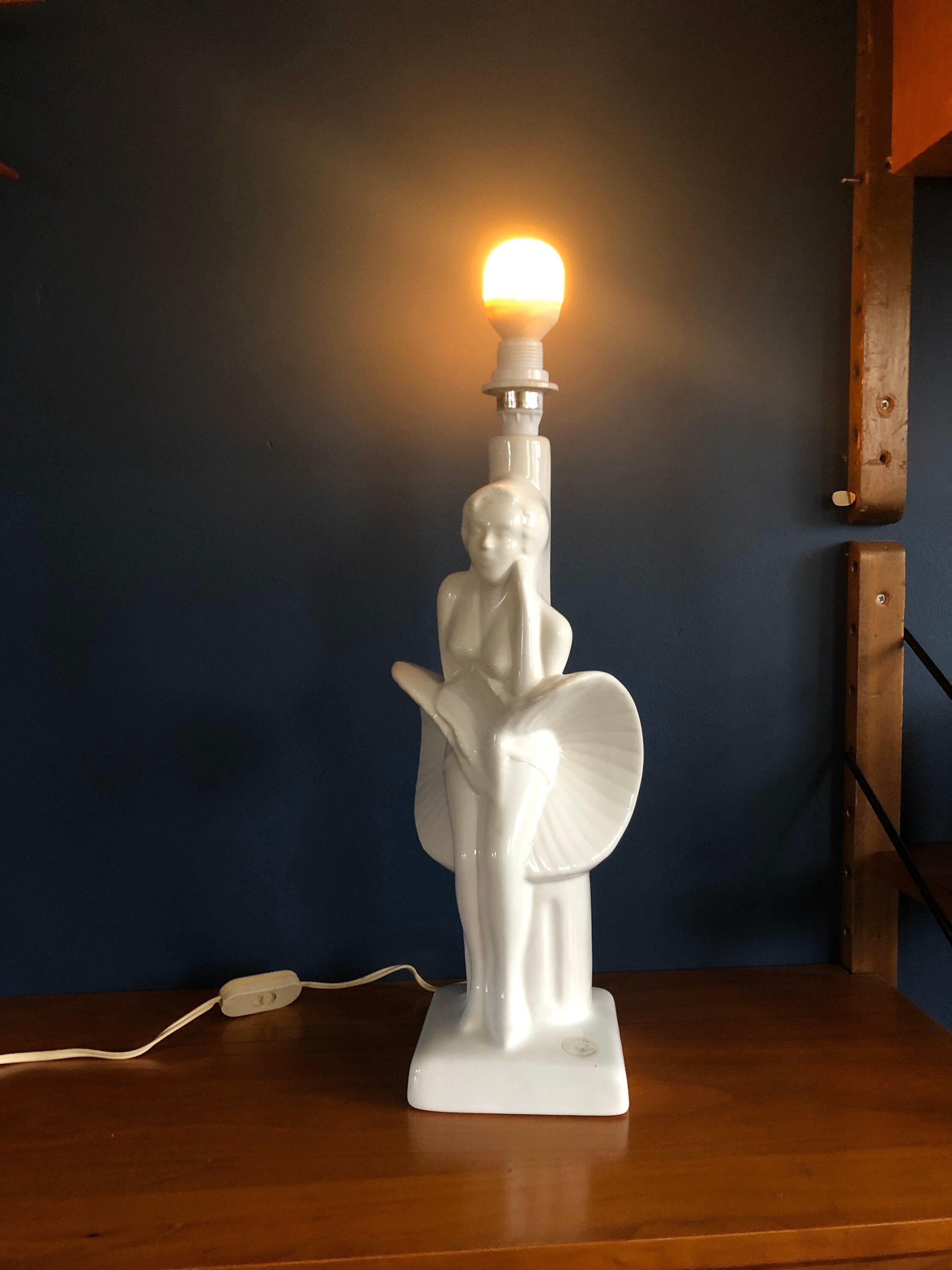 Gereserveerd Marilyn Monroe Jaren 80 lamp van keramiek - Etsy France