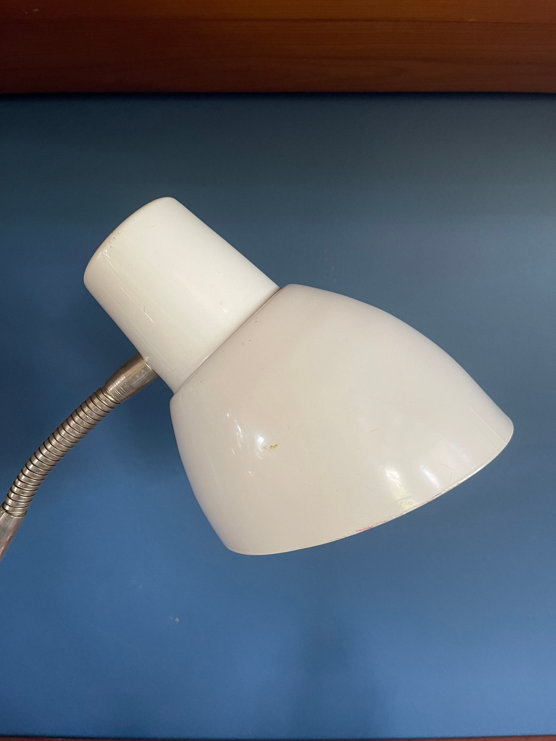 lampe de bureau avec port USB blanche - HEMA