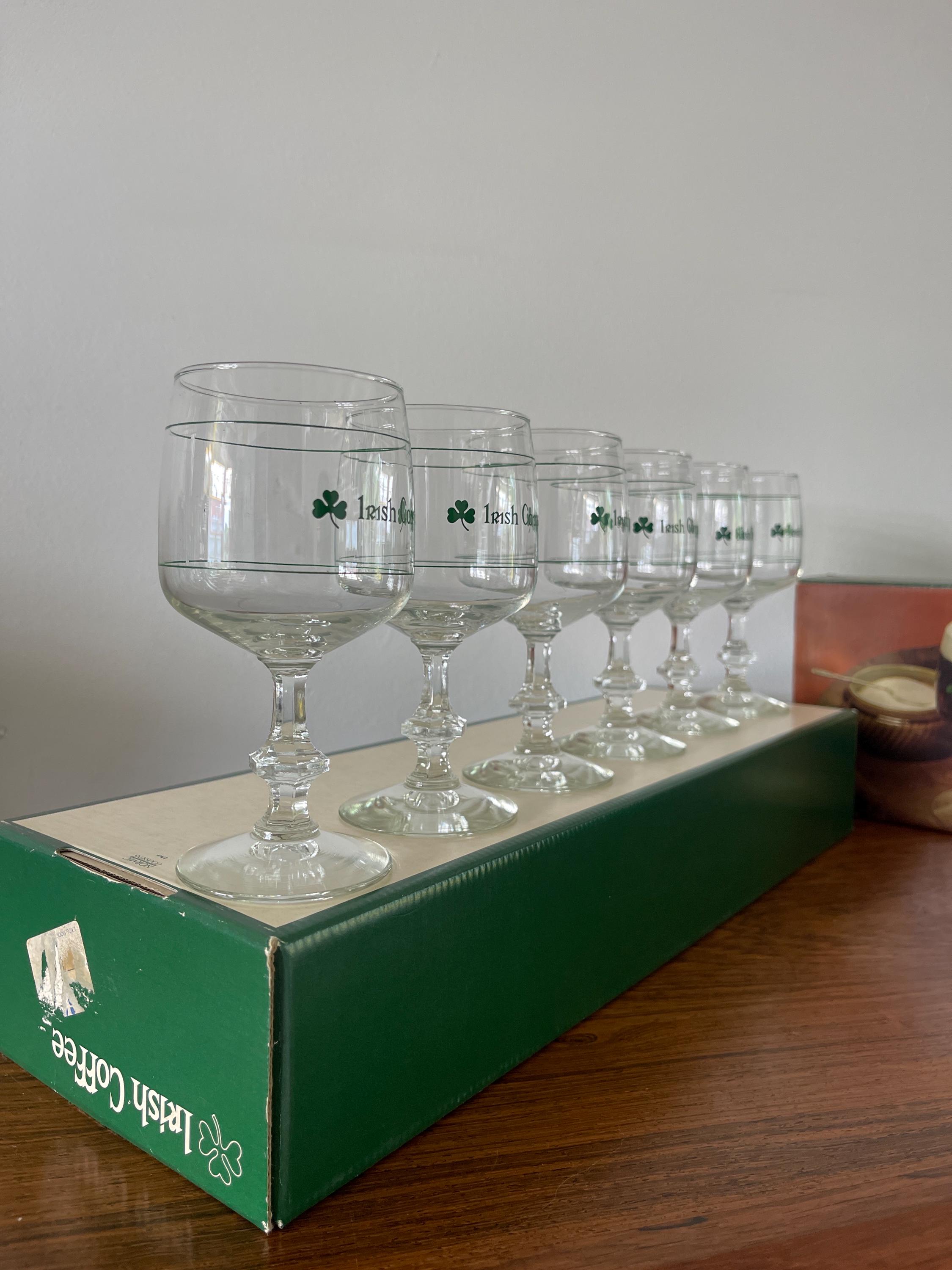 アイリッシュコーヒー ヴィンテージグラス6個、オリジナル アイリッシュコーヒー ヴィンテージグラス6個、オリジナル