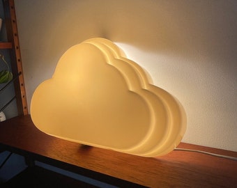 Lampada da parete / lampada da parete / lampada da nuvola bianca Lampada vintage in plastica 3D, illuminazione d'atmosfera