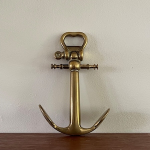 Brass Anchor Corkscrew + Bottle Opener – Neighbors General Store