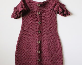 Crochet Dress Pattern | Off the Shoulder Pattern | Crochet Pencil Skirt Pattern | crochet Sexy Dress | Bodycon Dress | crochet pattern