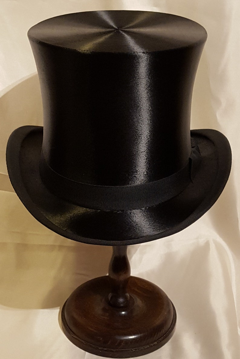 Silk plush Top Hat 60 7 3/8 | Etsy