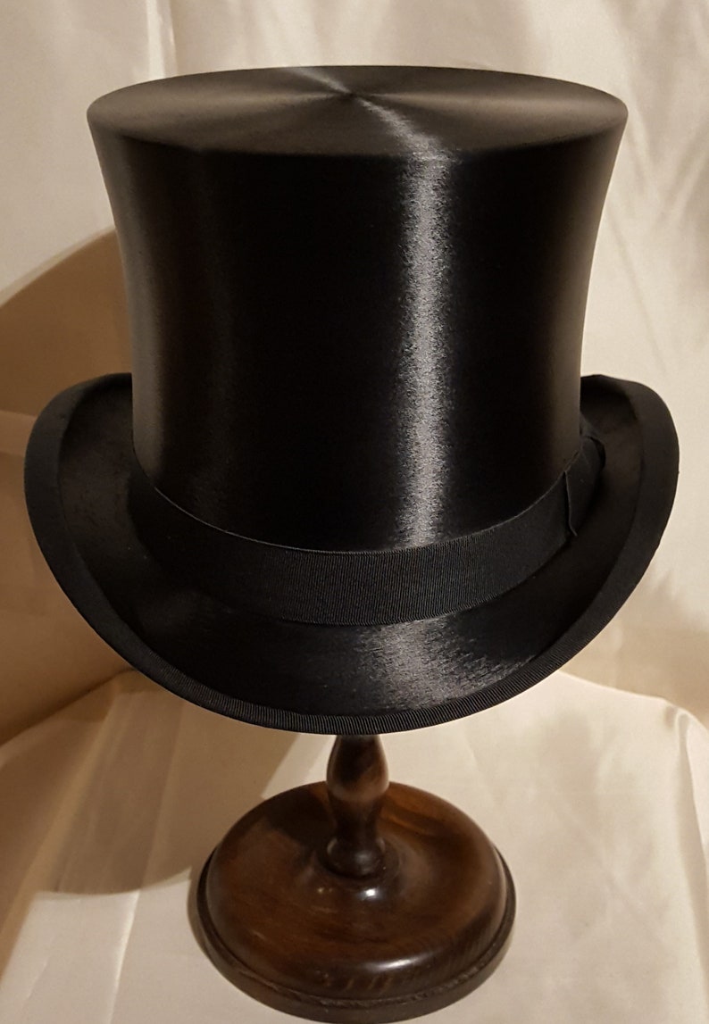 Antique Silk Top Hat EU 60 UK 7 3/8 | Etsy