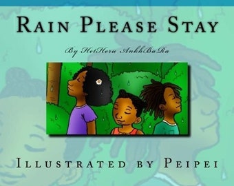 Llueve, por favor quédate / Por HetHeru AnkhBaRa / Libros afroamericanos / Libros culturales + libros inspiradores y motivadores :)