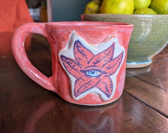 Be Not Afraid Pink 8oz Angel Mug