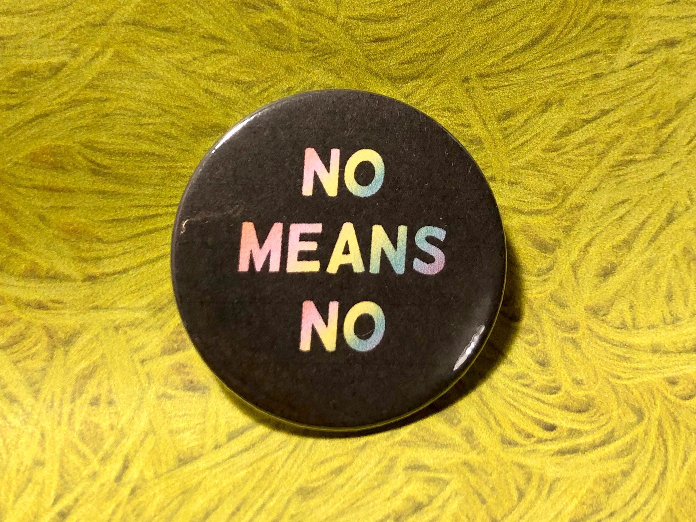 No means no badge Etsy