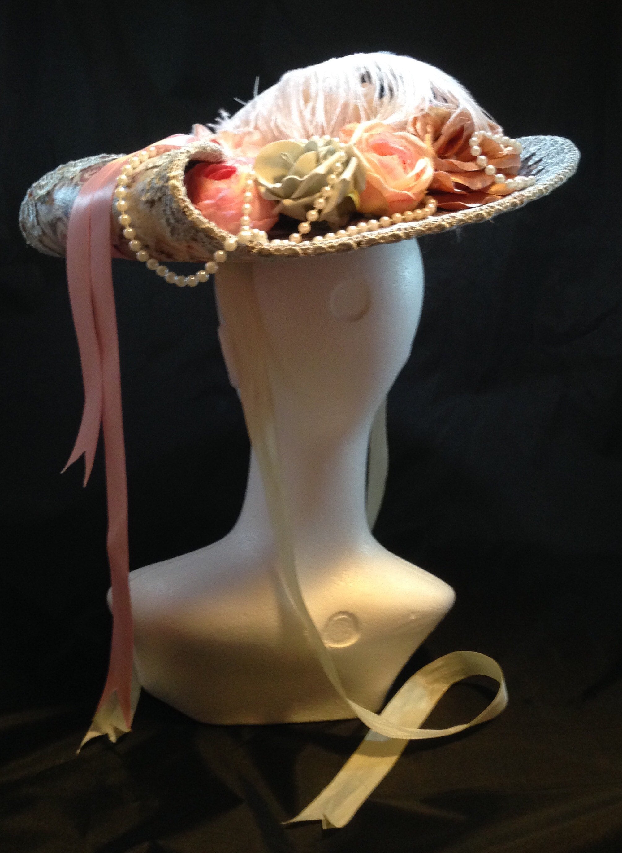 “Not another like it” Party hat Vintage Womens Black Plush Ball Gold Tone Drop Earrings - Walmart.com main image 3