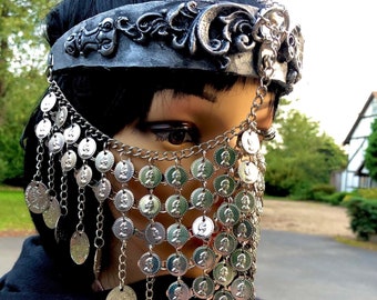 beads ribbon head dress 【chanuel】 CHANEL 14C $7,750 HARD TO FIND RIBBON EMBELLISHED MAXI DRESS