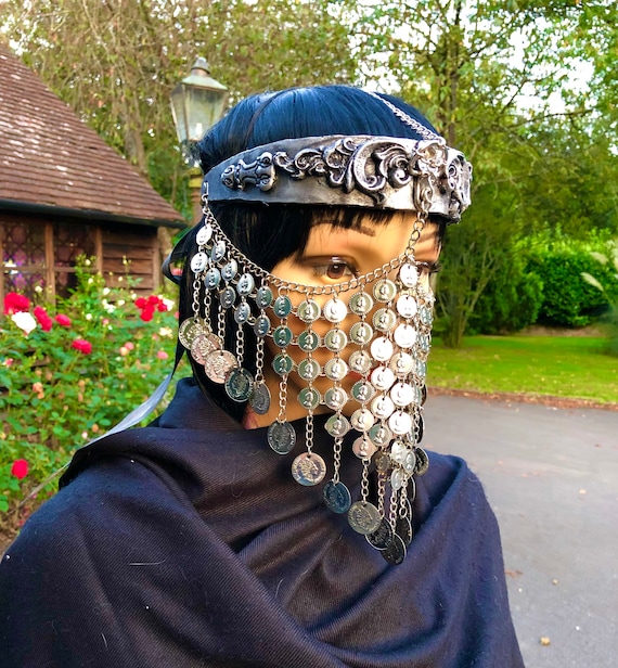 Silver Cosplay Warrior Arabic, Belly Dance, Burlesque 