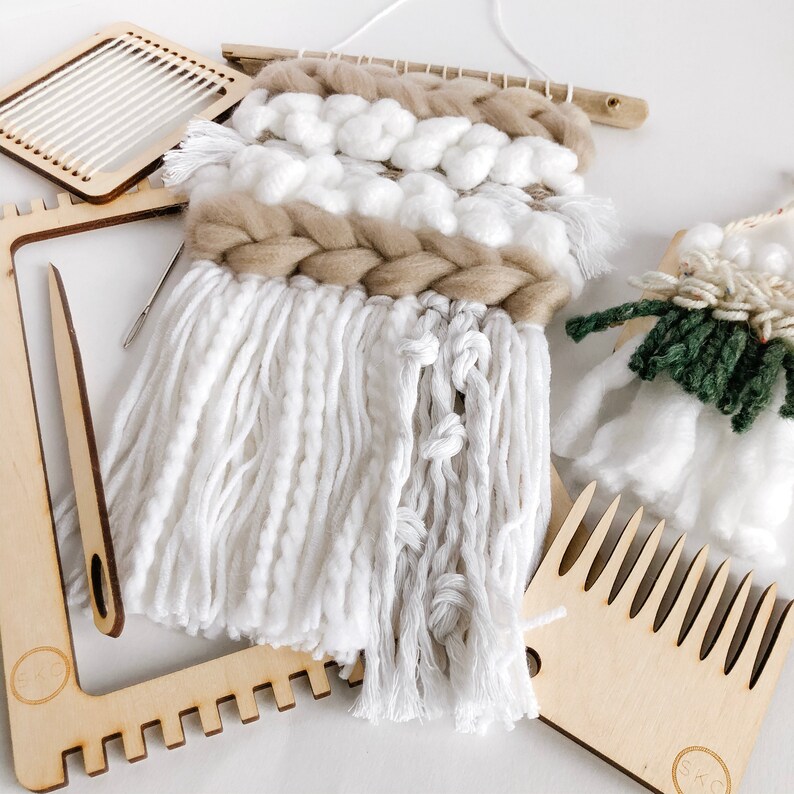 Weaving Loom & Tools Version II // Weaving Kit / Loom Kit / Etsy Canada