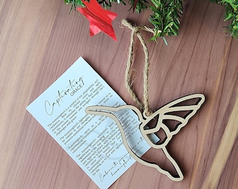 Maple Hummingbird Ornament | Captivating Grace, Hygge Decor
