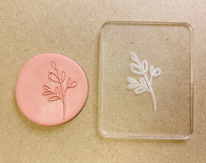 Folk Art Series - 7 Embossing Stamp For Polymer Clay | Flower Stamp | Clay Cutter | Texture Mat | Flower Design | Acrylic Stamps | Bake Clay