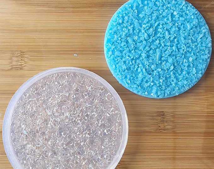 Faux Druzy Crystal Silicone Coaster Mold, Resin Art DIY