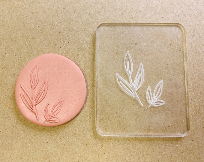 Folk Art Series - 9 Embossing Stamp For Polymer Clay | Flower Stamp | Clay Cutter | Texture Mat | Flower Design | Acrylic Stamps | Bake Clay
