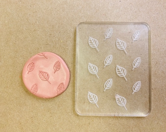 Folk Art Series - 19 Embossing Stamp For Polymer Clay | Flower Stamp | Clay Cutter | Texture Mat | Flower Design | Acrylic Stamp | Bake Clay