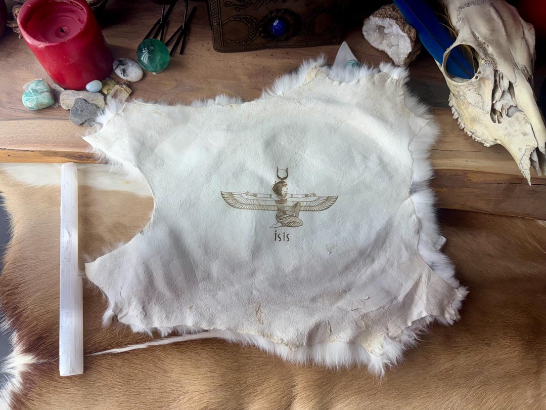 Isis Goddess Rabbit Hide Altar Cloth – Egyptian Pagan Ritual ...