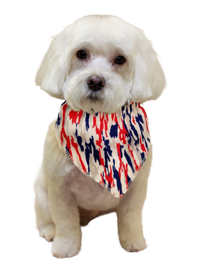 60 Assorted NATIONAL DAY / PATRIOTIC Tieback Dog Grooming Bandanas