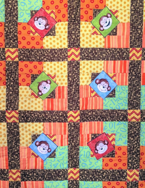 Baby Curious George Quilt