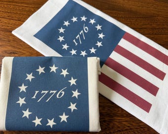 America 250 Birthday Tea Towel, Betsy Ross Flag ,4th July Tea Towel, USA 250 Tea Towel, Flour Sack Tea Towel, American Flag