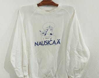 Vintage 80s Extremely Rare Nausicaä of the Valley of the Wind Sweatshirt