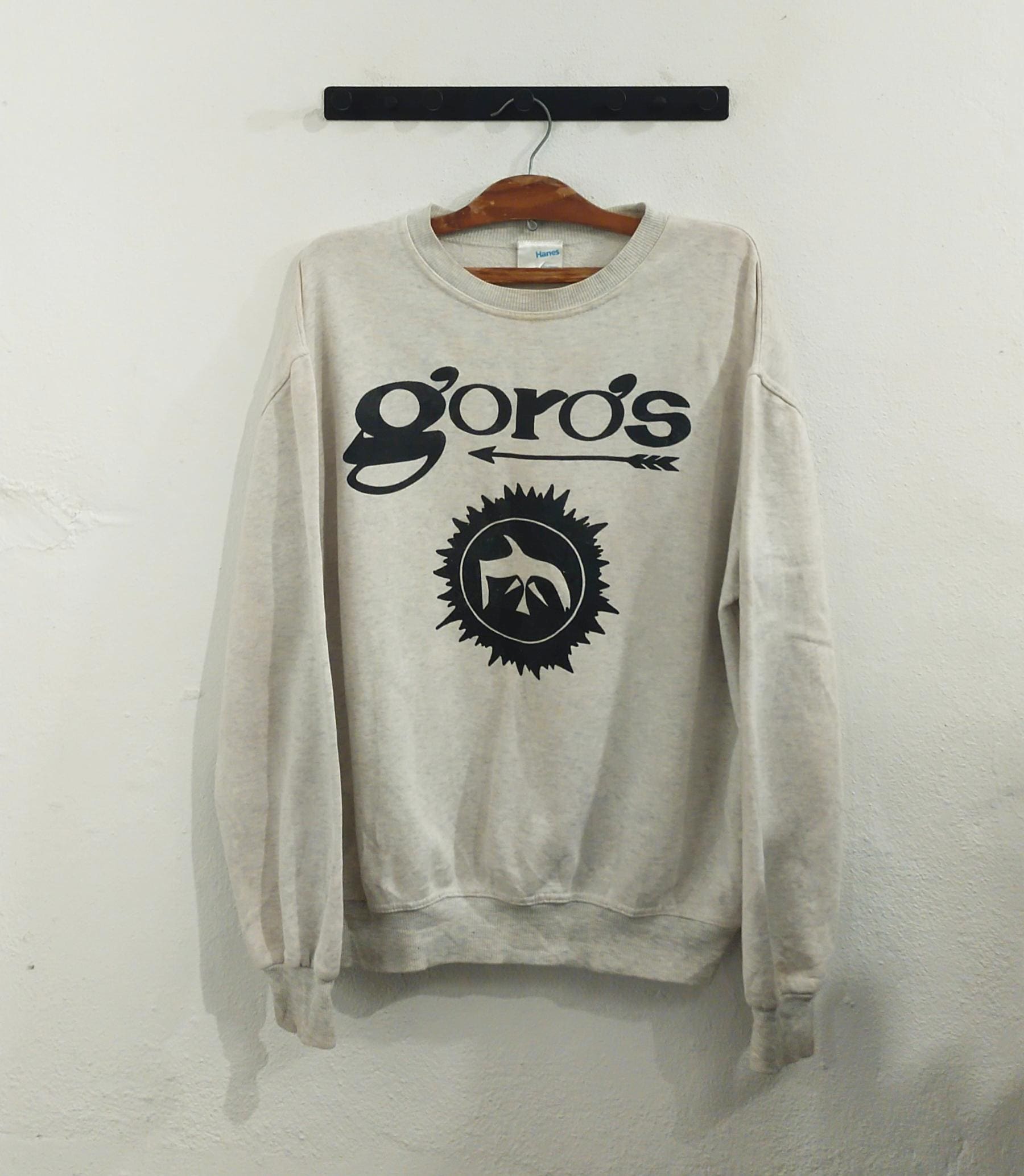だ*ち様 goro's old 90s M Vintage Extremely Rare 90s Goros Sweatshirt — Made in Usa.size L