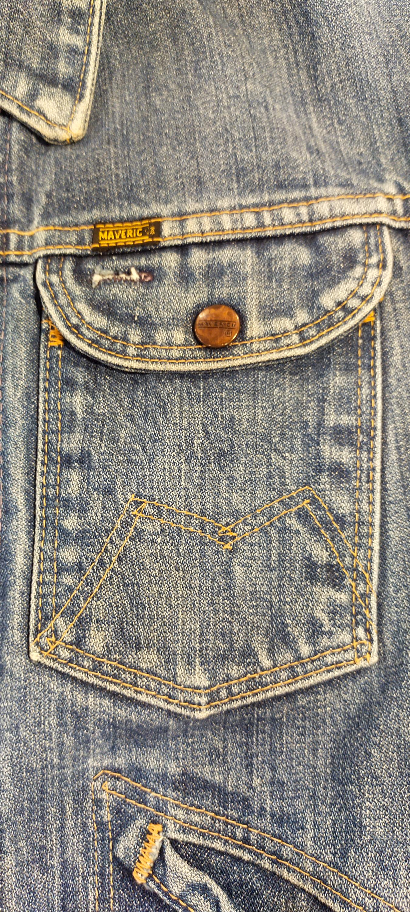 Vintage 70s Maverick Blue Bell 3J03MJ Selvedge Denim Jacket — Made 