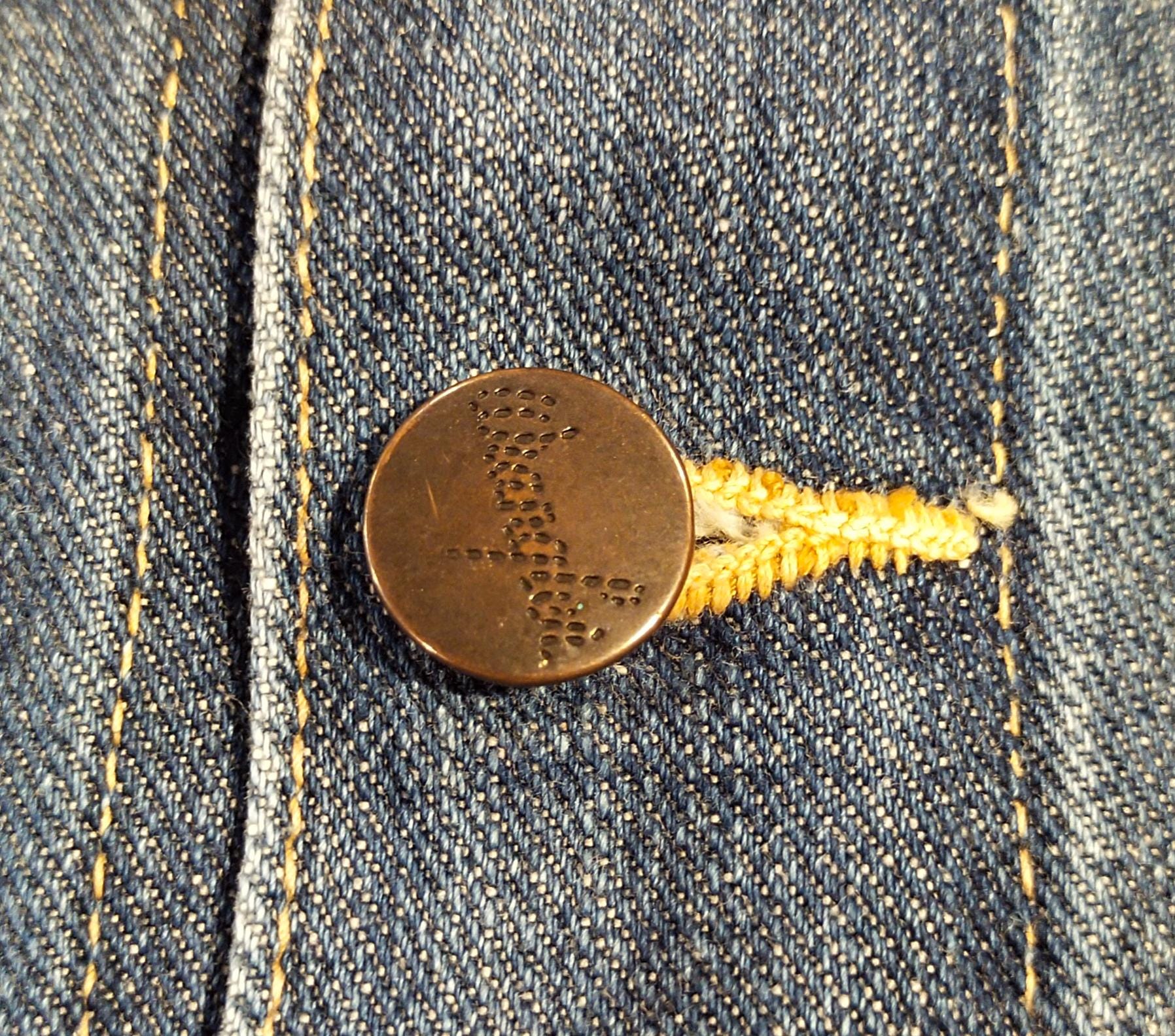 Vintage 90s Wrangler Blue Bell Lot 111MJ Selvedge Denim Jacket
