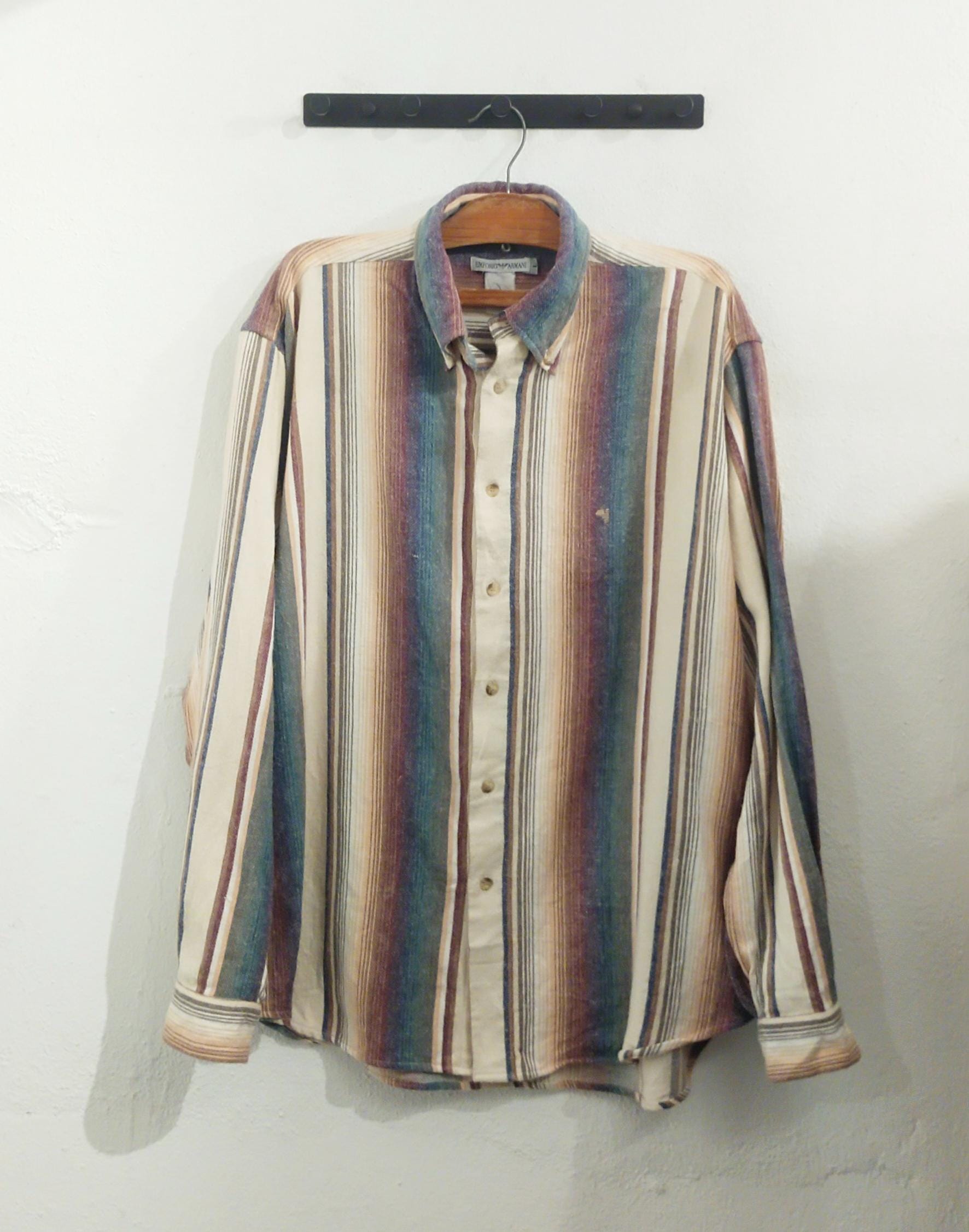 Vintage Giorgio Armani Shirt - Etsy