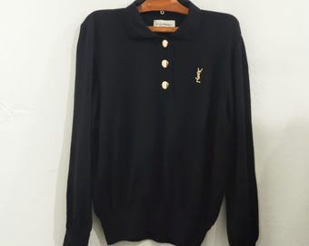 Vintage Saint Laurent Rive Gauche Silk Blouse – 1970s Yves Saint