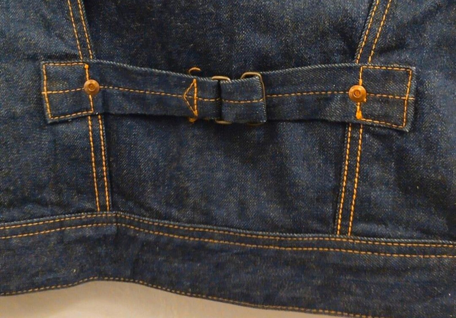 Blouson Lee 101 Cowboy Selvedge Denim Vintage - Reproduction Japonaise - Taille US 38