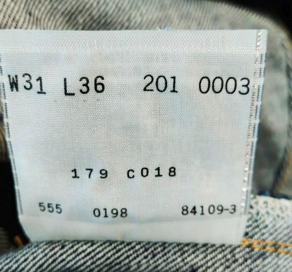 Vintage 90s Levi's 201XX Buckle Back Jeans (555 Valencia St.) - Etsy