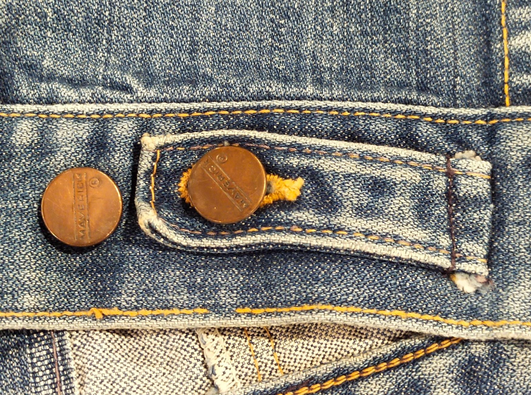 Vintage 70s Maverick Blue Bell 3J03MJ Selvedge Denim Jacket — Made 