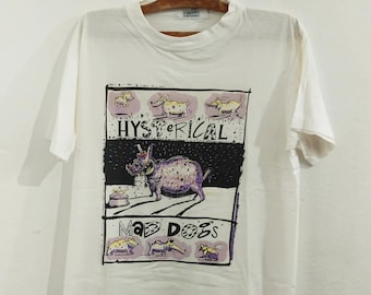 Vintage 90s Hysteric Mini Japan Big Printed Kids Tees Streetwear