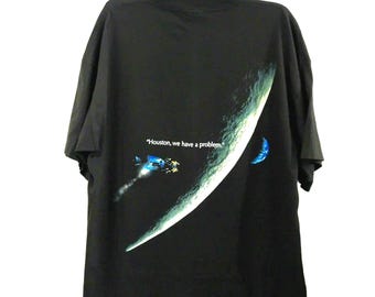 Apollo 13 T Shirt Vintage 90s 1995 Docudrama Movie Promo NASA
